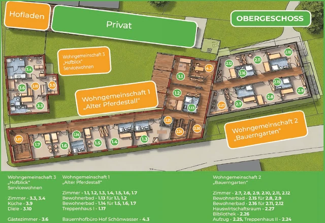 Grundriss Obergeschoss